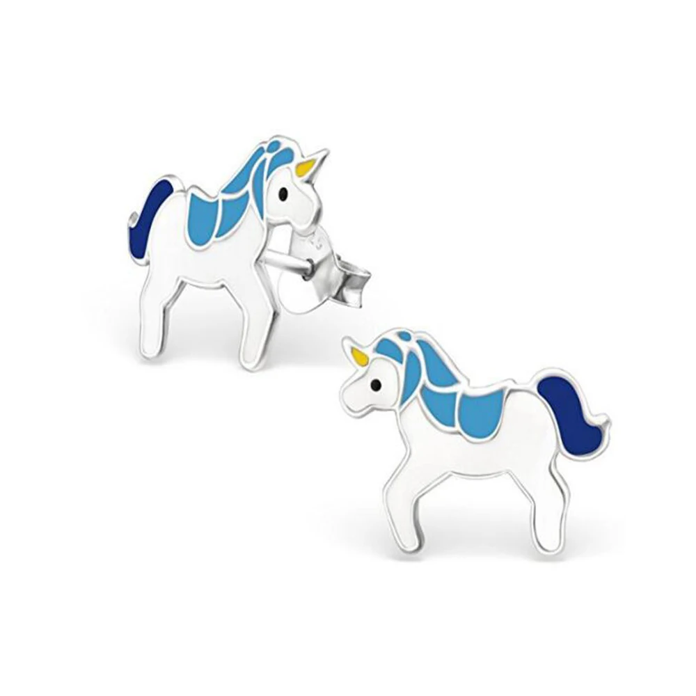 Серьги в виде единорогов женские серьги животных|Серьги-подвески| |