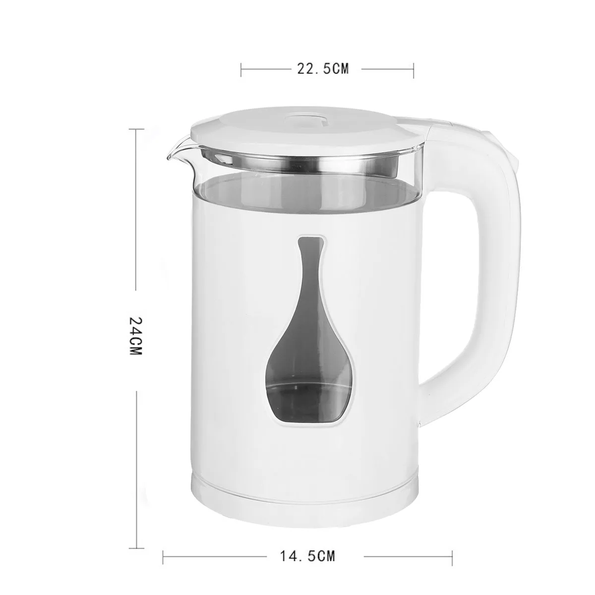 

NEW 1500W Electric Kettle Tea Pot 2L Auto Power-off Protection Water Boiler Teapot Instant Heating Stainles fast boiling