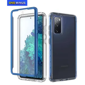 360 full body case for samsung galaxy s20 fe cover double sided cases silicone tpu rubber frame transparent back shell funda free global shipping