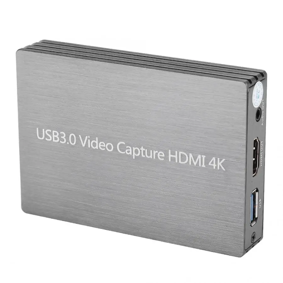 4K HDMI видео Захват диск бесплатно 1080P Запись коробка USB 3 0 для живого