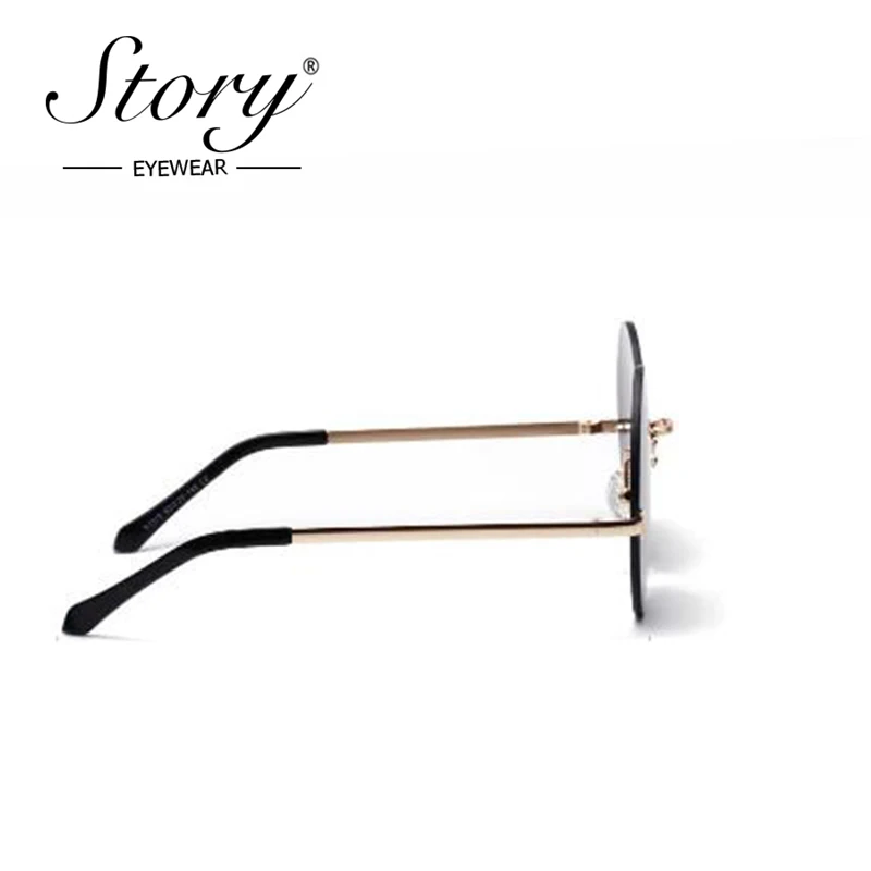 Очки солнцезащитные женские в круглой металлической оправе золотистые|oculos