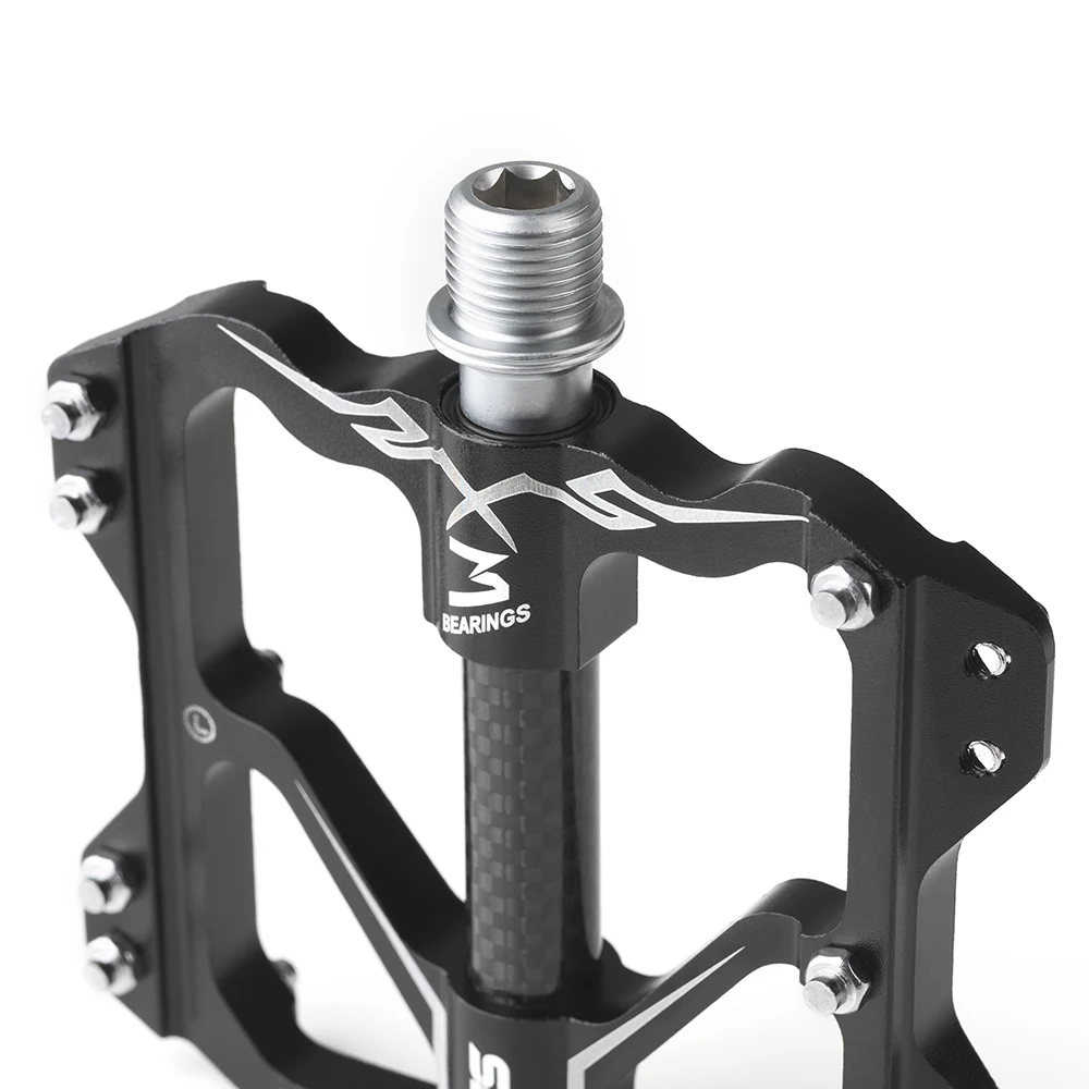 Ansjs 3 подшипника педали для горного велосипеда Плоские Педали Из Сплава на