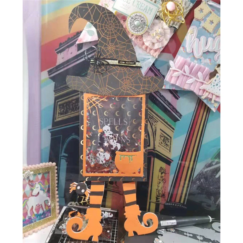 Kokorosa Хэллоуин штампы рамка металлические для изготовления карт Скрапбукинг