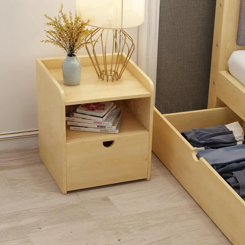 Сплошная деревянная прикроватная настольная лампа простой современный