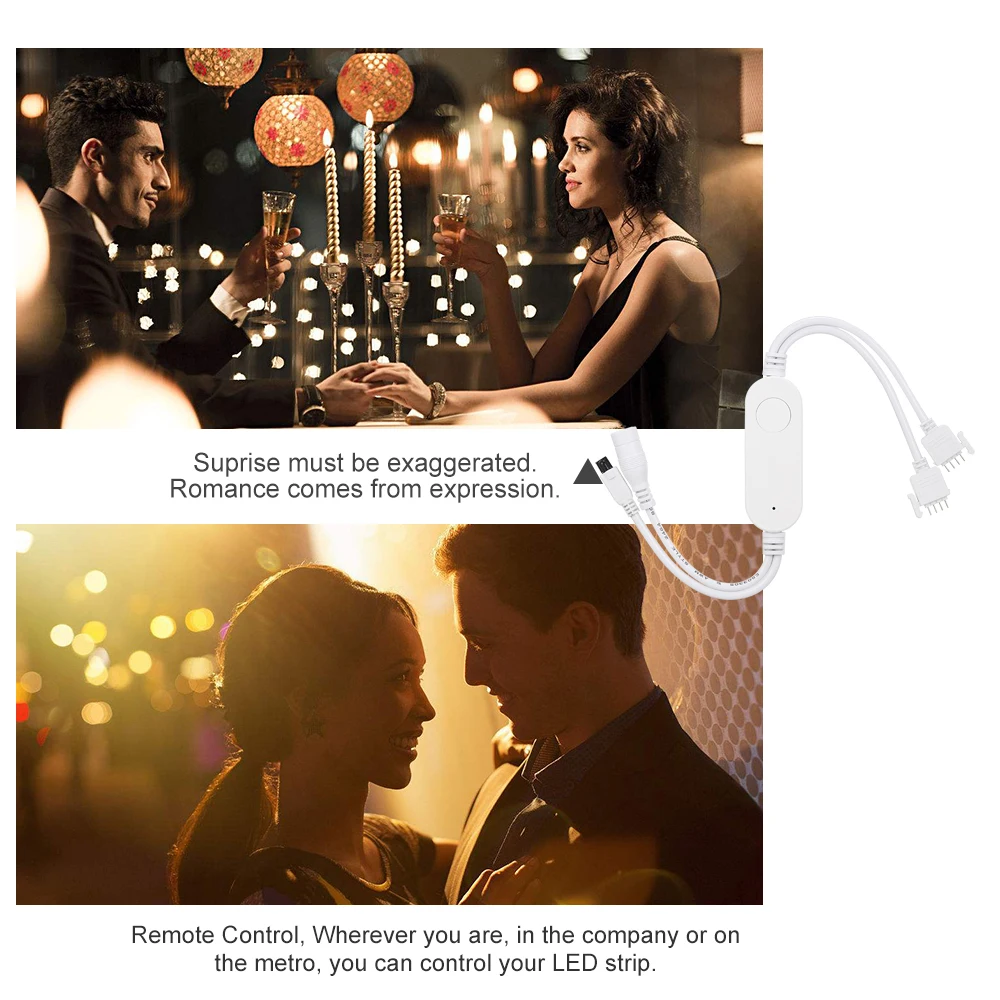 2CH DC12V RGB светодиодный Wifi контроллер WiFi светильник беспроводной смарт-светильник