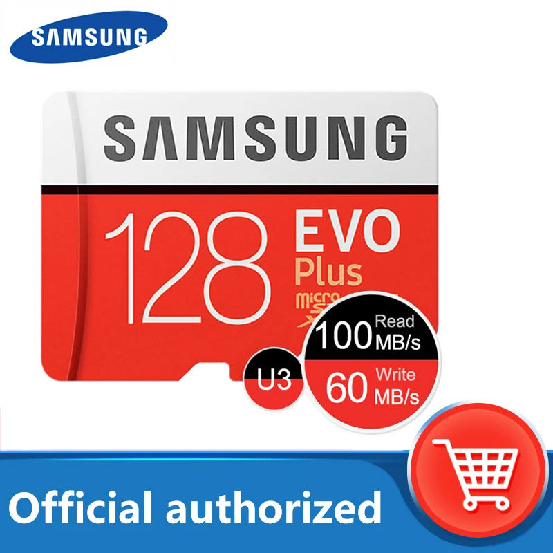  SAMSUNG карта памяти Micro SD карты 128 ГБ EVO Plus