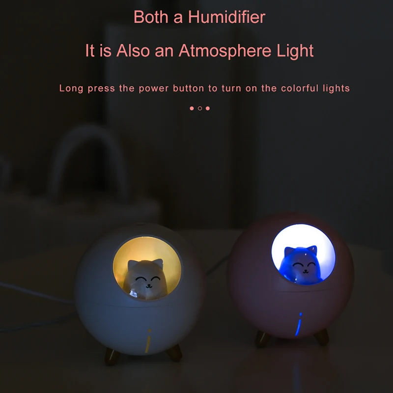 YAJIAO новый увлажнитель воздуха с изображением планеты кота арома-диффузор