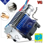 Mellow высококачественный цельнометаллический V6 J-head Hotend Bowden экструдер для V6 Hotend охлаждающий вентилятор кронштейн блок детали для 3D-принтеров