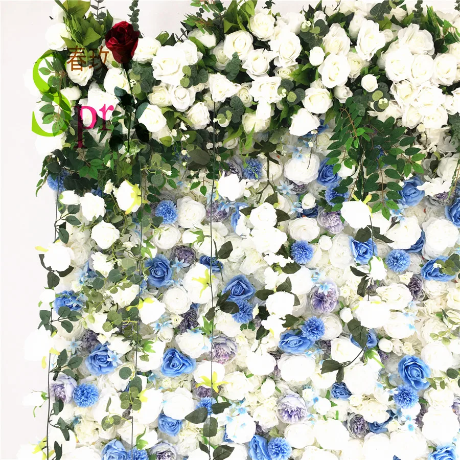

SPR 3D Design Floral Bouquet Ceiling Black Peony Rose Hydrangea Artificial Flower Decoration Wedding Backdrop