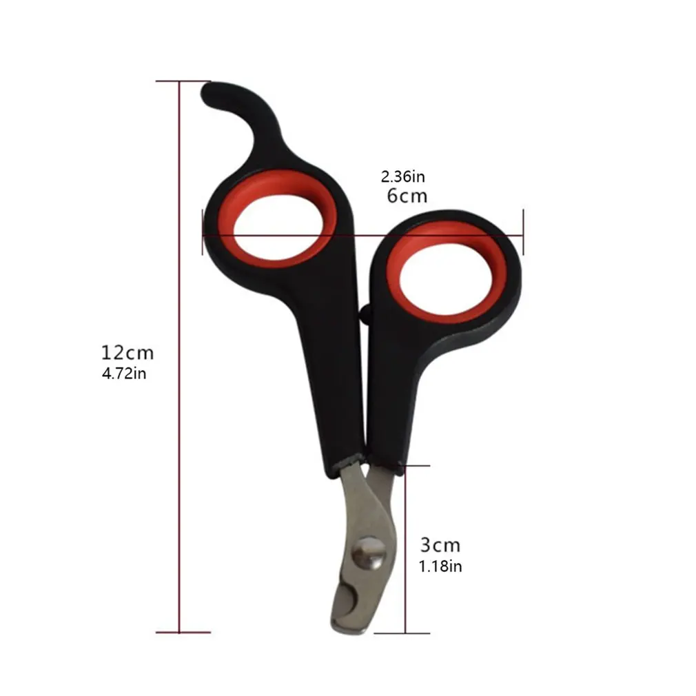 

Manicure Toe Nail Trimmer Stainless Steel Dog Nail Clipper Pet Claw Trimmer Tool Animal Grooming Scissors 1 Set