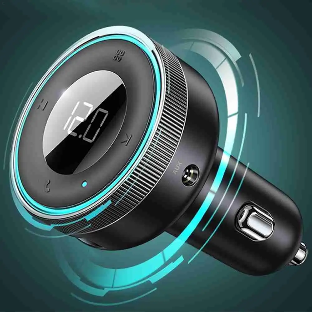 

FM передатчик модулятор Автомобильный Беспроводной Bluetooth 5,0 usb-плеер руки быстро Mp3 радио Музыкальный комплект Авто Зарядное устройство Aux ав...