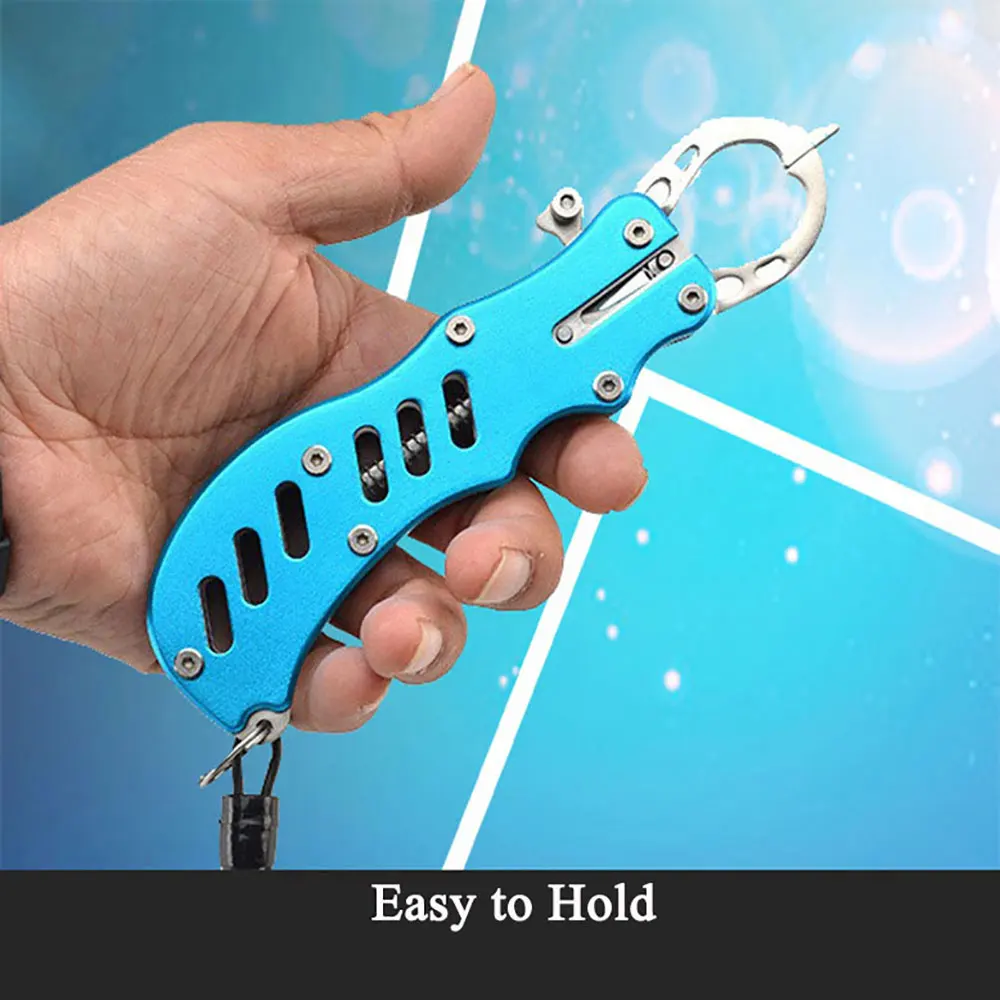 AS Fishing Gripper Lure Fishing Holder Portable Stainless Steel Fish Grip Lip Clamp Grabber Fishing Plier Tackle Accessories enlarge