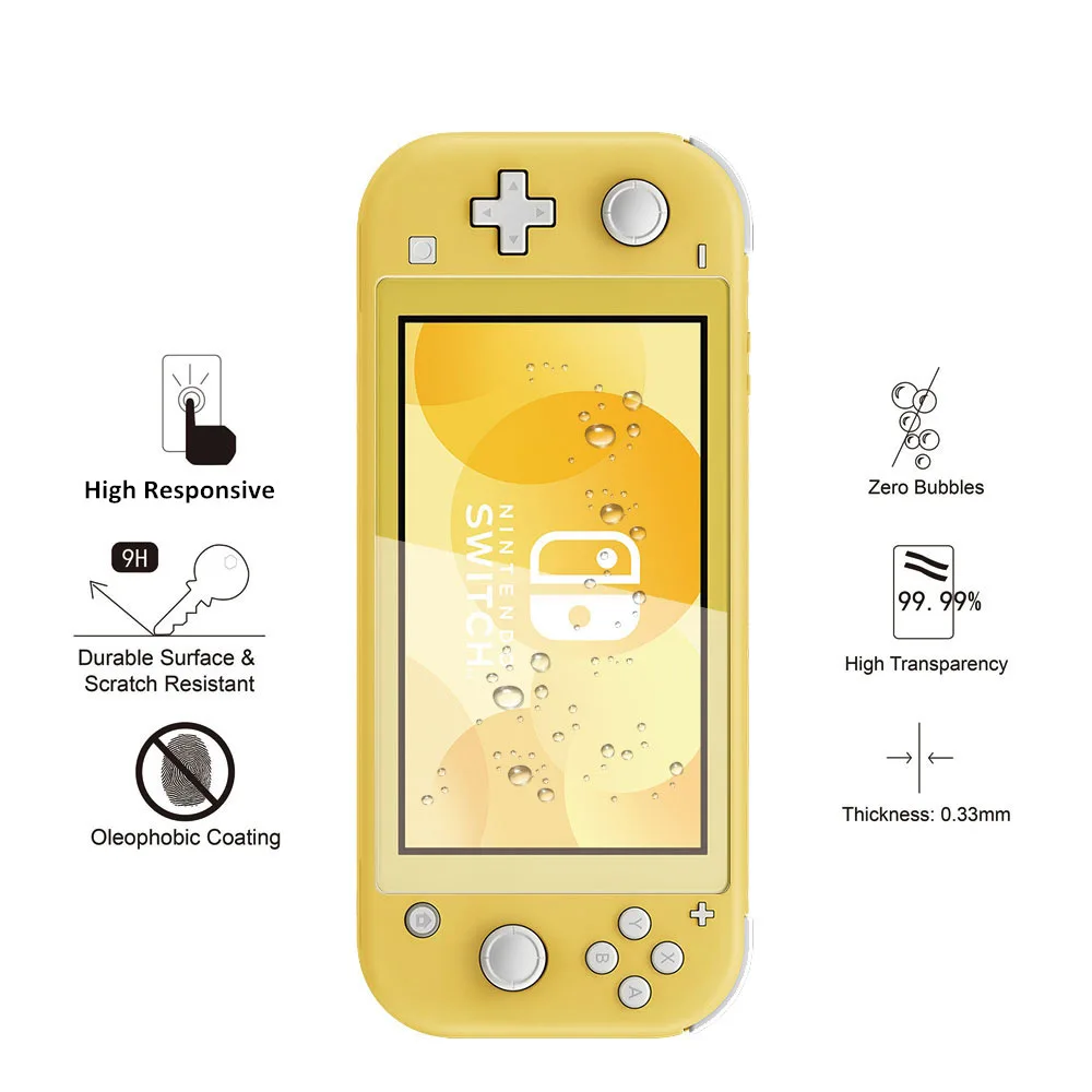 Защитный чехол Mini NS Switch Lite из ТПУ для Nintendo DOS Switch Console Shell чехол с защитой от царапин Пылезащитная прозрачная пленка с кристаллами