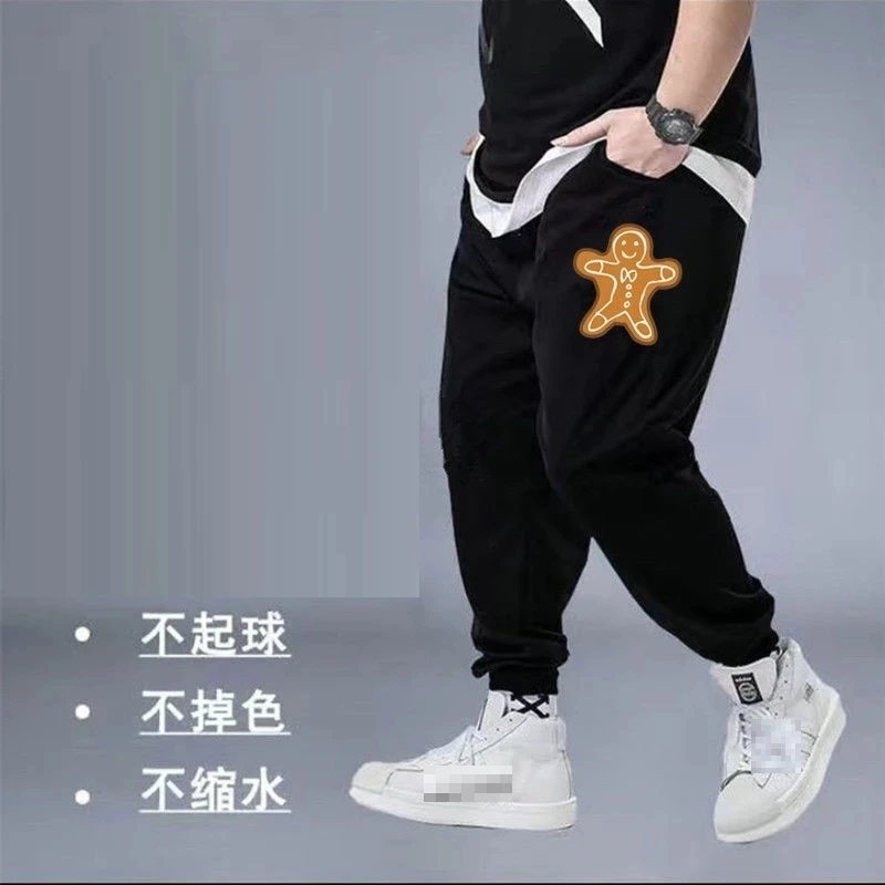 

spring sport wear cartoon pants sweatpants Men plus size 8XL 9XL 10XL big sales pants casual elasticity pencil Pants
