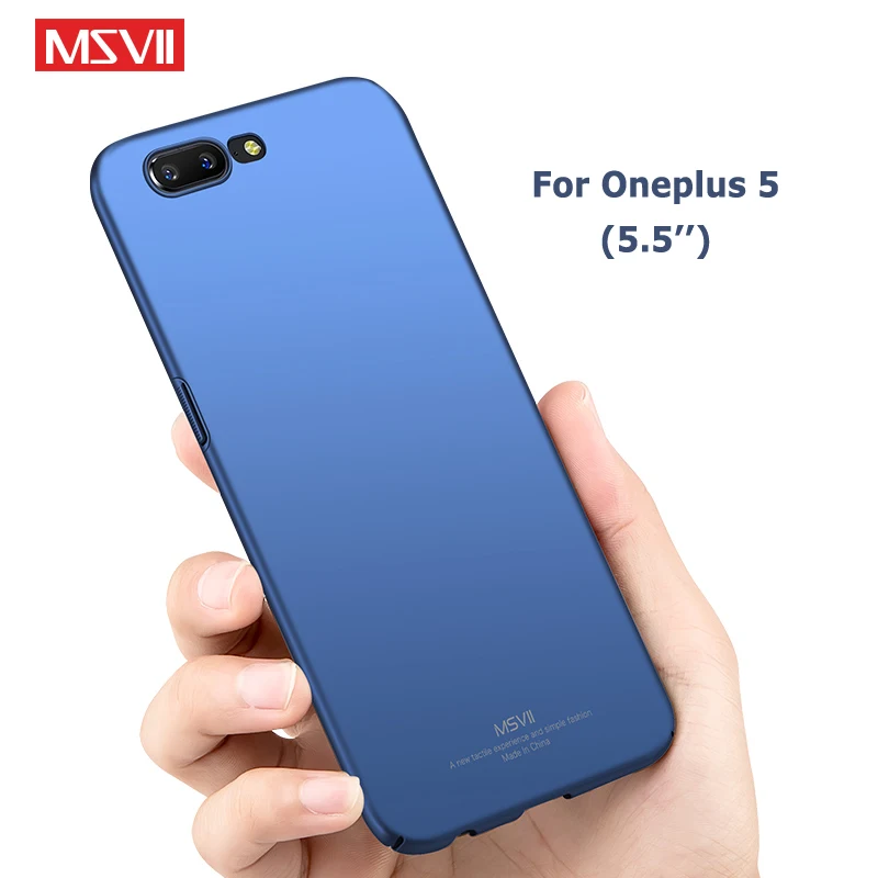 Чехол для Oneplus 5 тонкий матовый чехол телефона one plus T жесткий из поликарбоната One