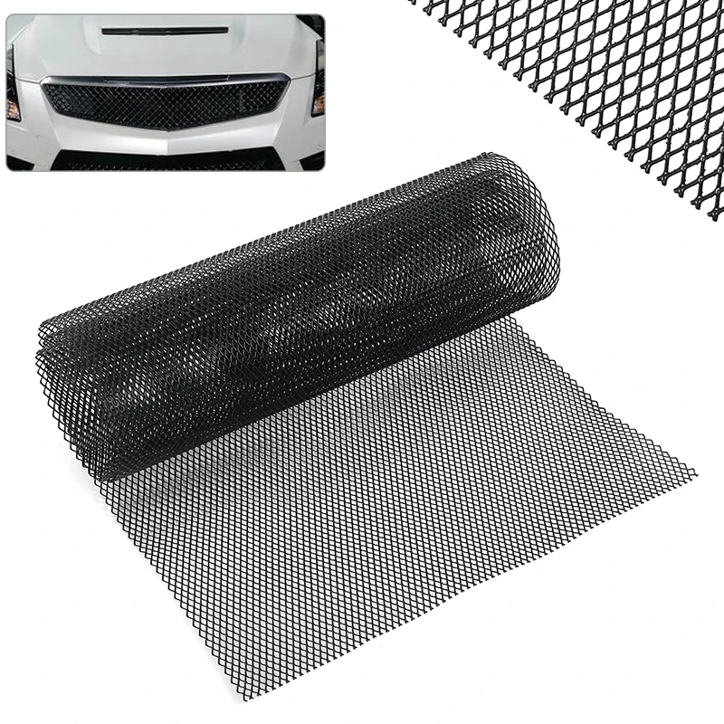100 см * 33 автомобильный черный тональный алюминиевый сплав ромбовидная решетка