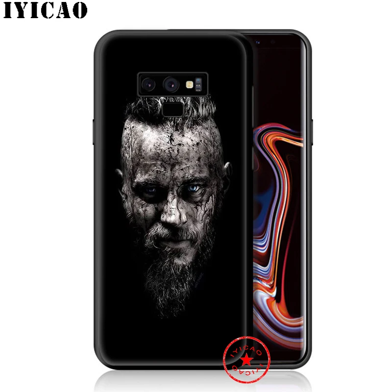 IYICAO Vikings TV Shows Soft Case for Samsung Galaxy S10e S10 S9 S8 Plus S6 S7 Edge Note 10 9 8 TPU |