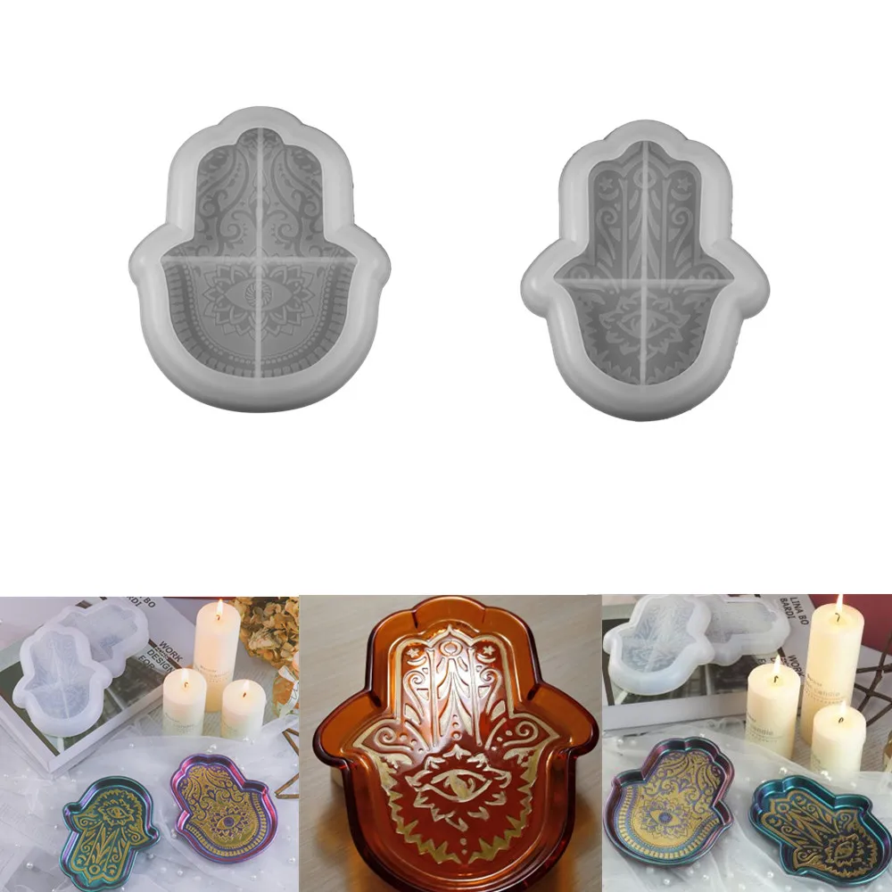 

Силиконовые формы Hamsa для рукоделия, амулет для ладони, зеркальная форма, форма для рукоделия, форма для рукоделия, инструменты для изготовл...