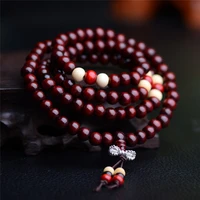108 Beads 8mm Natural Sandalwood Buddhist Buddha Wood Prayer Bead Male Unisex Men Bracelets  Bangles Jewelry Bijoux