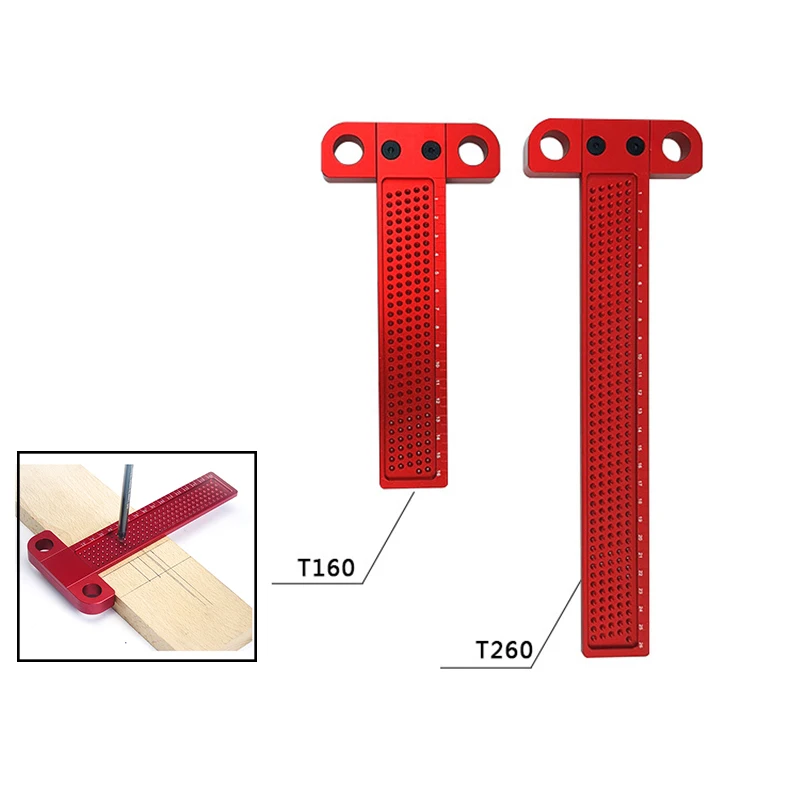 Измерительный прибор для деревообработки Т образный сверления отверстий