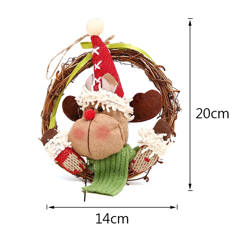 Navidad декор для вечеринок Мини Рождественские куклы Рождественская елка висячие