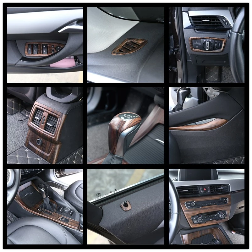 Роскошная хромированная отделка из АБС-пластика под дерево внутренняя Обложка