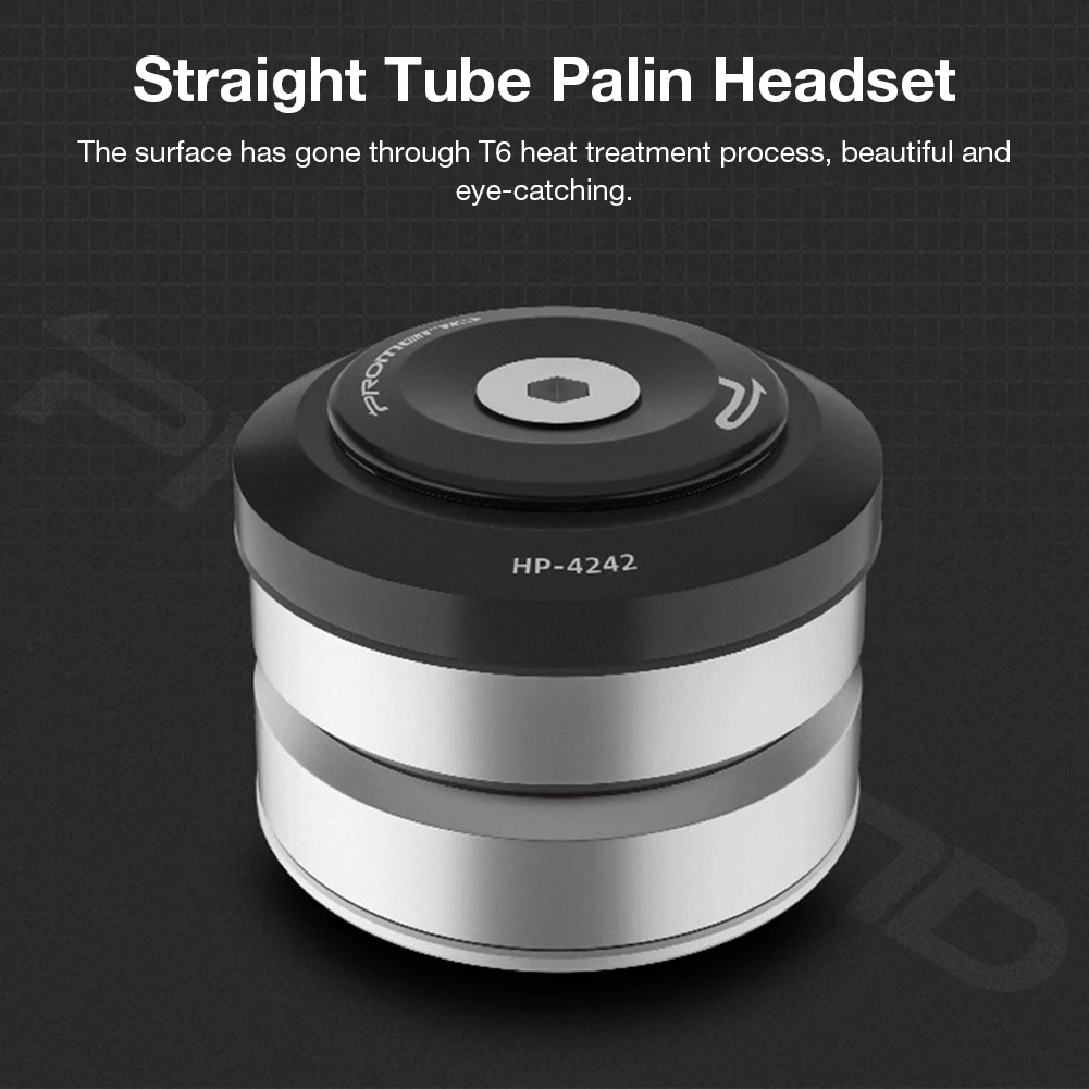 

Bicycle Headset 44mm CNC 1 1/8 28.6mm Straight Tube Aluminum Alloy 4242 Hidden Palin Head MTB Road Bike Headsets