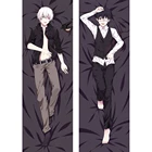 Японское Аниме Tokyo Ghoul Dakimakura, обнимающая подушка для тела, чехол для постельного белья, крутая наволочка с принтом Kaneki Ken, чехол