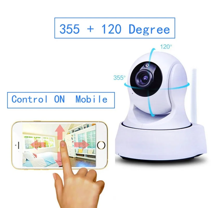 OWGYML P2P plug play IP камера WIFI Беспроводная 1280X720 Двухканальная аудио 3d-звуковая система
