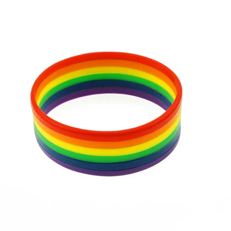 1 шт. ЛГБТ Радужный Браслет любовь браслет лесбиянок геев гордость