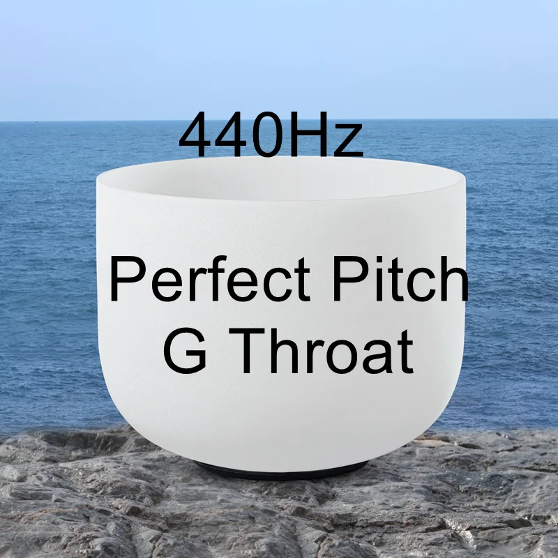 Perfect Pitch G CVNC рождественские подарки 1" Chakra Note C D E F G A B C# D# F# G# A# любой Поющая чаша из матового кварца - Цвет: Perfect Pitch G