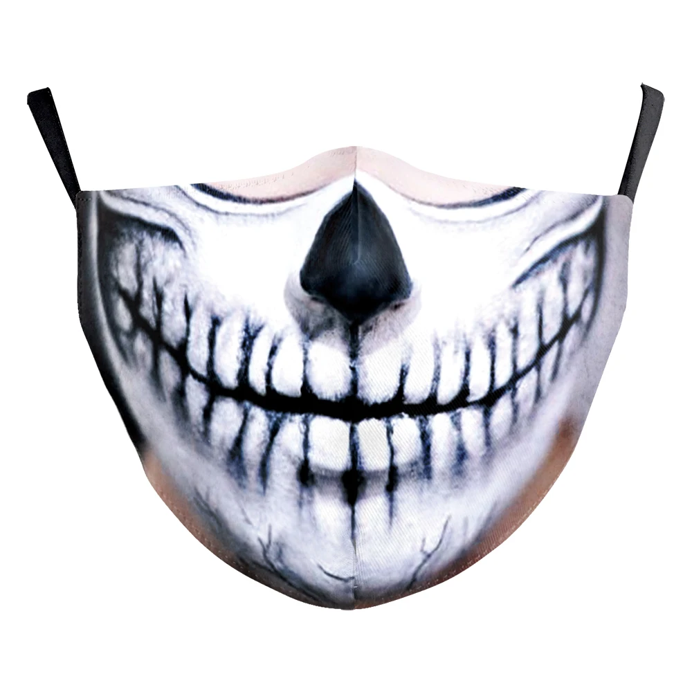 Маска-скелет для косплея взрослых и детей с принтом черепа | Аксессуары одежды