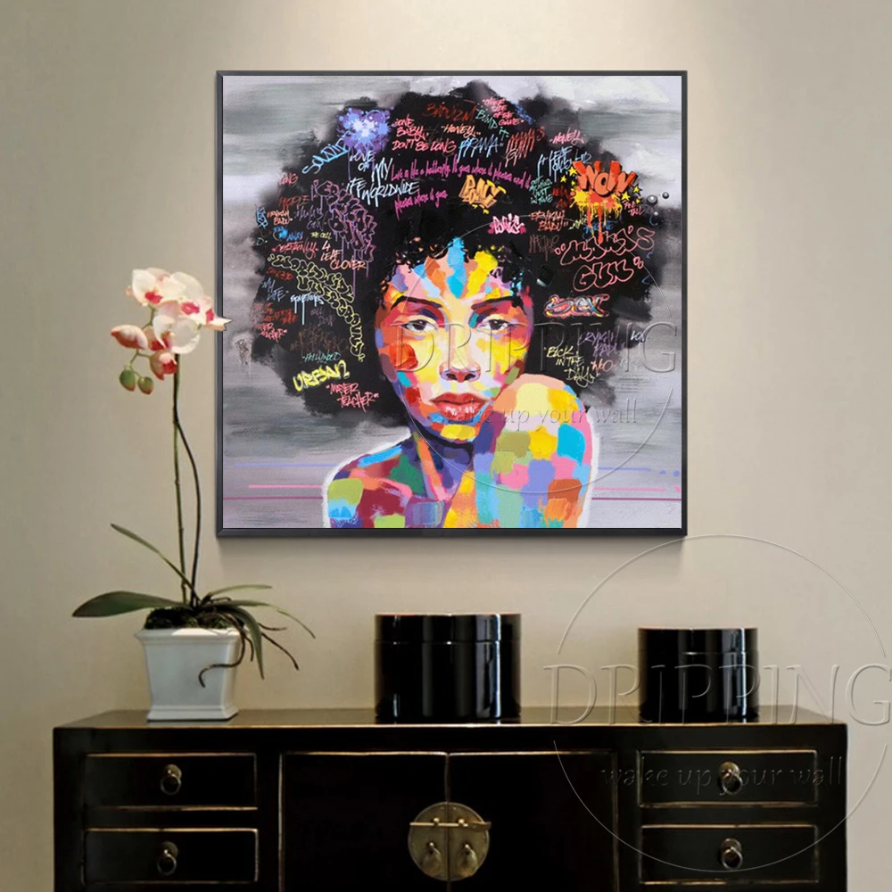 Поп Изобразительное искусство уличный стиль американская черная женщина