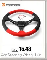 CNSPEED Neo хром 350 мм 14 дюймов ABS руль 45 мм колеса ГЛУБОКАЯ ТАРЕЛКА Универсальный Автомобильный гоночный руль YC100437