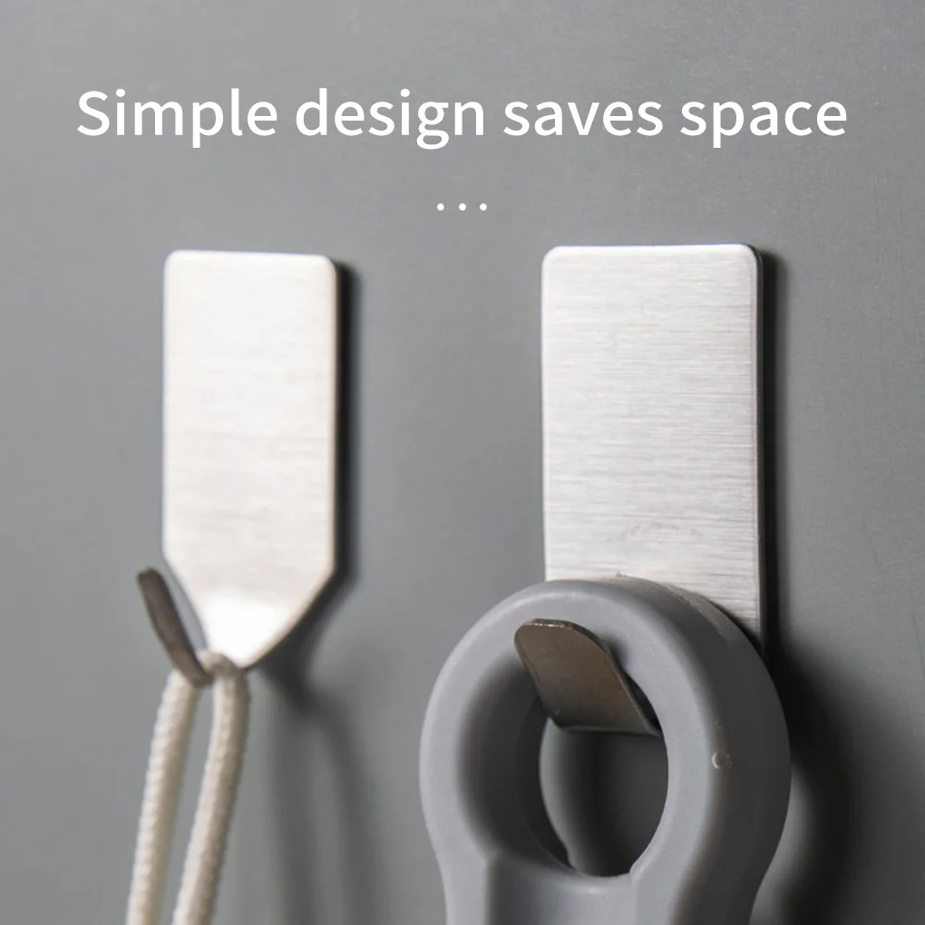 

2 шт. многоцелевой двери, крючки, станок и Нержавеющая сталь Полотенца крючки клей для хранения вешалка домашний халат сумка для шляп Ключ К...