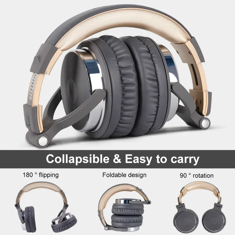 Oneodio DJ гарнитура игровая с микрофоном телефон ПК Проводная над-ear Hifi Студия DJ наушники Профессиональный стерео монитор Urbanfun