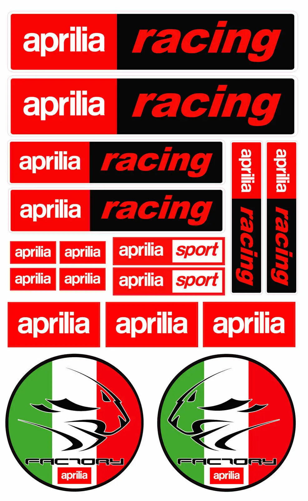 

car goods Suitable for Aprilia Racing motorcycle decals rsv rsv4 tuono RS Laminated Helmet tomika sticker banda instagram
