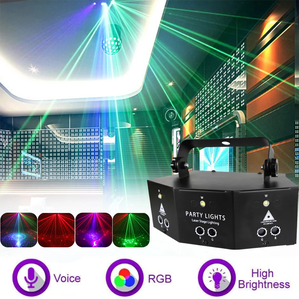 Пульт дистанционного управления Управление 9 лунок лазерный светильник