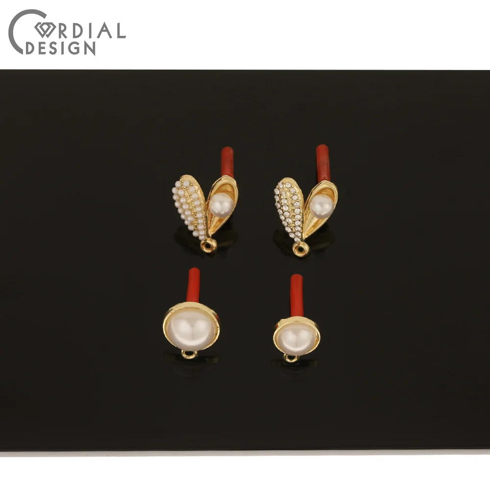 

Cordial Design 100Pcs Jewelry Accessories/Rhinestone Earrings Stud/Imitation Pearl/Jewelry Findings & Components/DIY Making