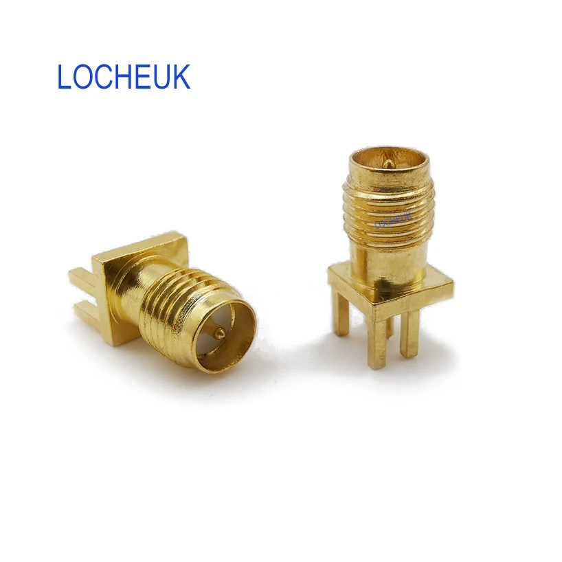10 шт. гнездо RP SMA (штырьковый) припой зажимы для печатной платы Edge Mount 4 шпильки 1 6 мм