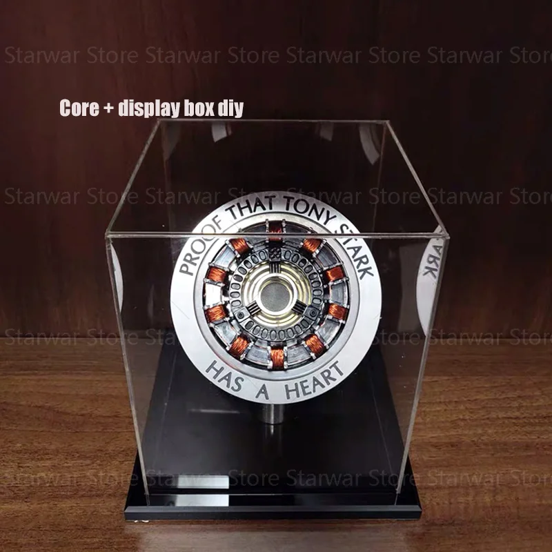 Alloy unassembled Быстрая, 1:1 масштаб, дуговой реактор, нужно собрать реактор диаметром 8 см, светодиодный светильник, действие с ручным MK1 - Цвет: Alloy unassembled