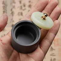 small sizechinese yan tai inkstone inkslab for calligraphy ink stick stone chinese painting study supplies 4 6 x 3 x 2 cm
