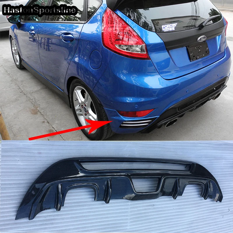 Фальшивый диффузор MK7 из углеродного волокна для автомобиля Ford Fiesta 2008 2012|Обвесы| |