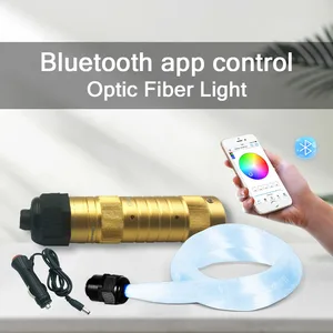 led star lights ceiling optic fiber lights smart app control rgbw starry sky effect ceiling light available car decoration free global shipping
