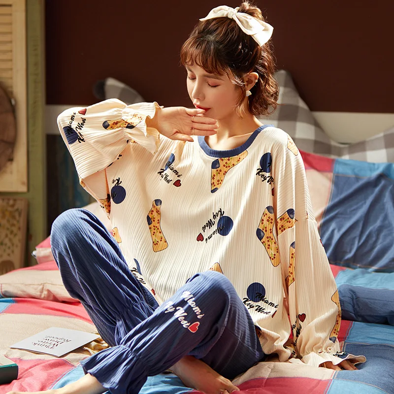 С v-образным вырезом одежда для сна женщин розовая пижама Комплекты с милым