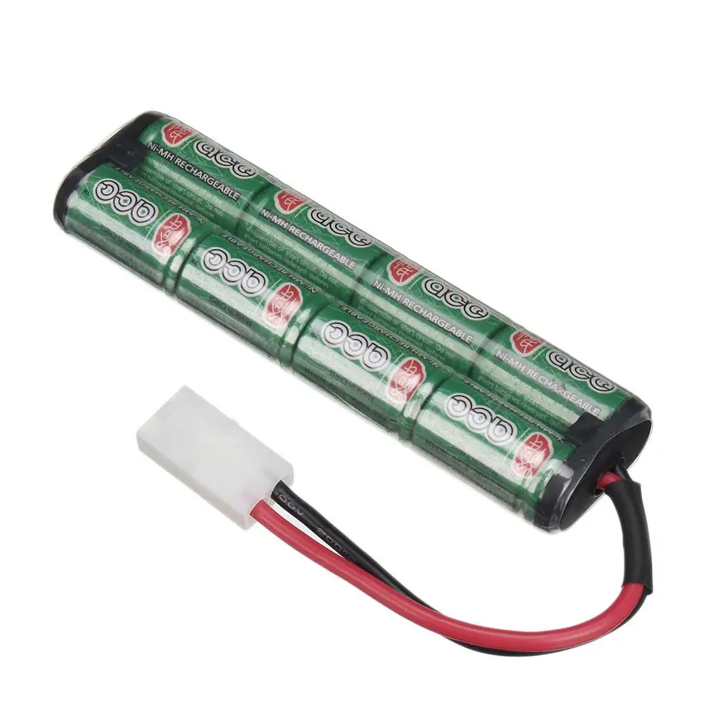 

Gens 9.6V 1600mAh 2/3A Rechargeable Tamiya Plug NiMH Battery for RC Racing Drone FPV Quadcopter Accessories Spare DIY Parts