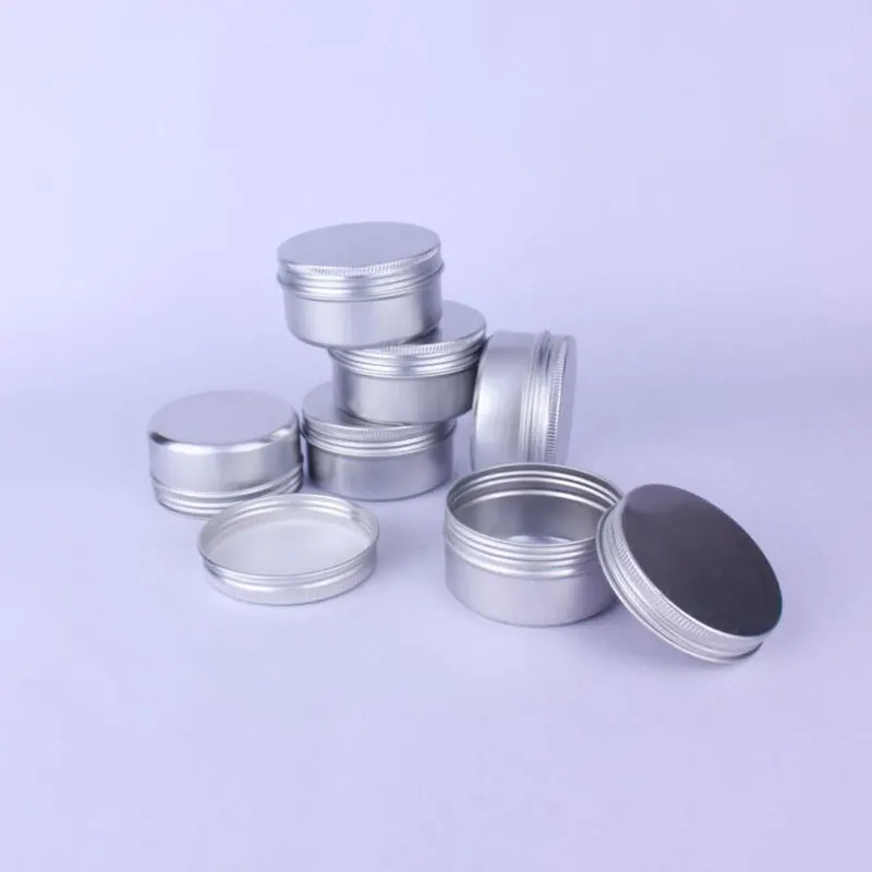 Beli 80 Ml 50 Pcs/lot Lotion Wadah Penyimpanan Krim Toples Untuk Kosmetik Portabel Botol Isi Ulang Lilin Jar Perawatan Kulit Tin Kotak