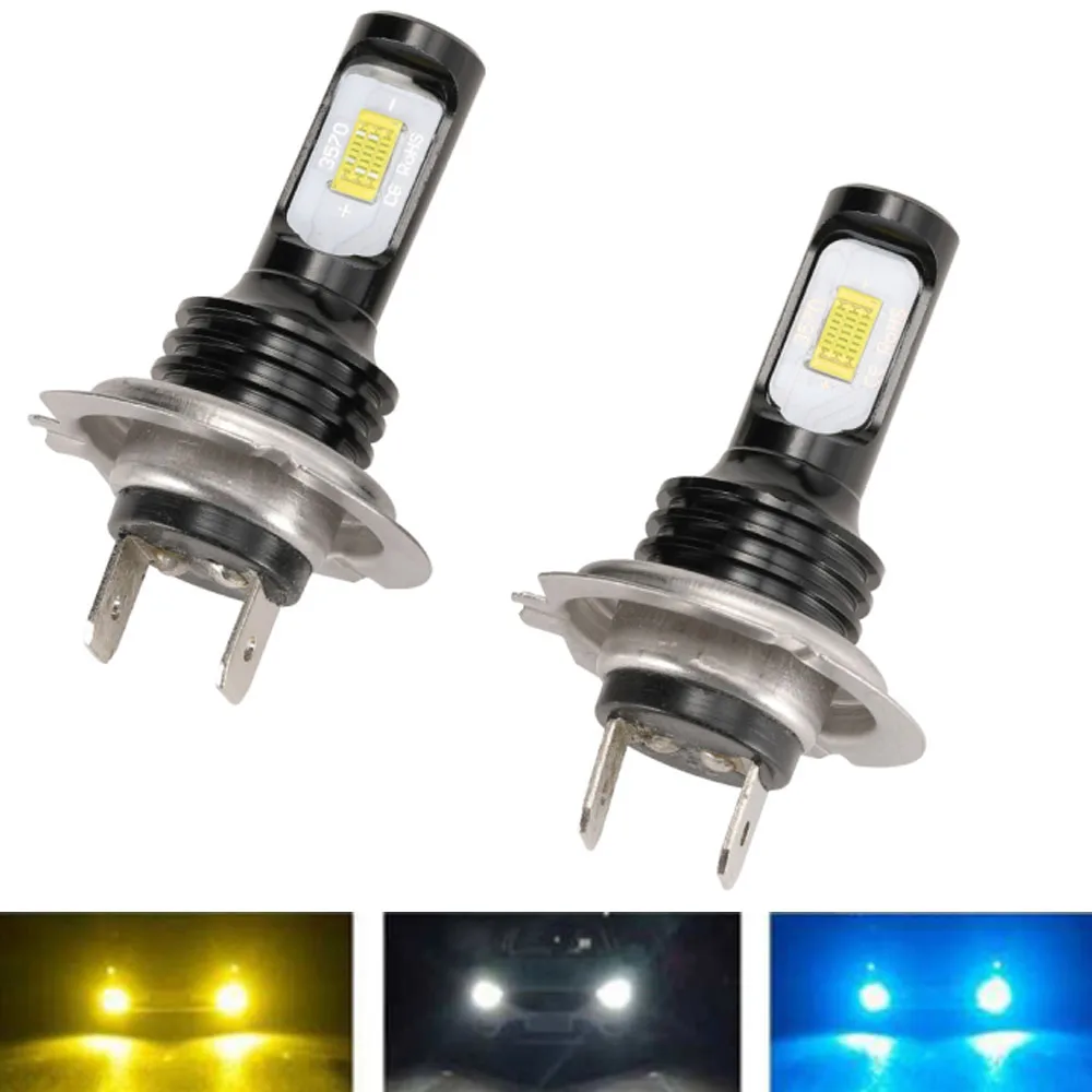 

2pcs H1H4 H7 H8 H9 H11 9005 9006 Mini LED Car Headlight COB Bulb 120W 26000LM High Power 6500K LED Bulb Auto Fog Lights