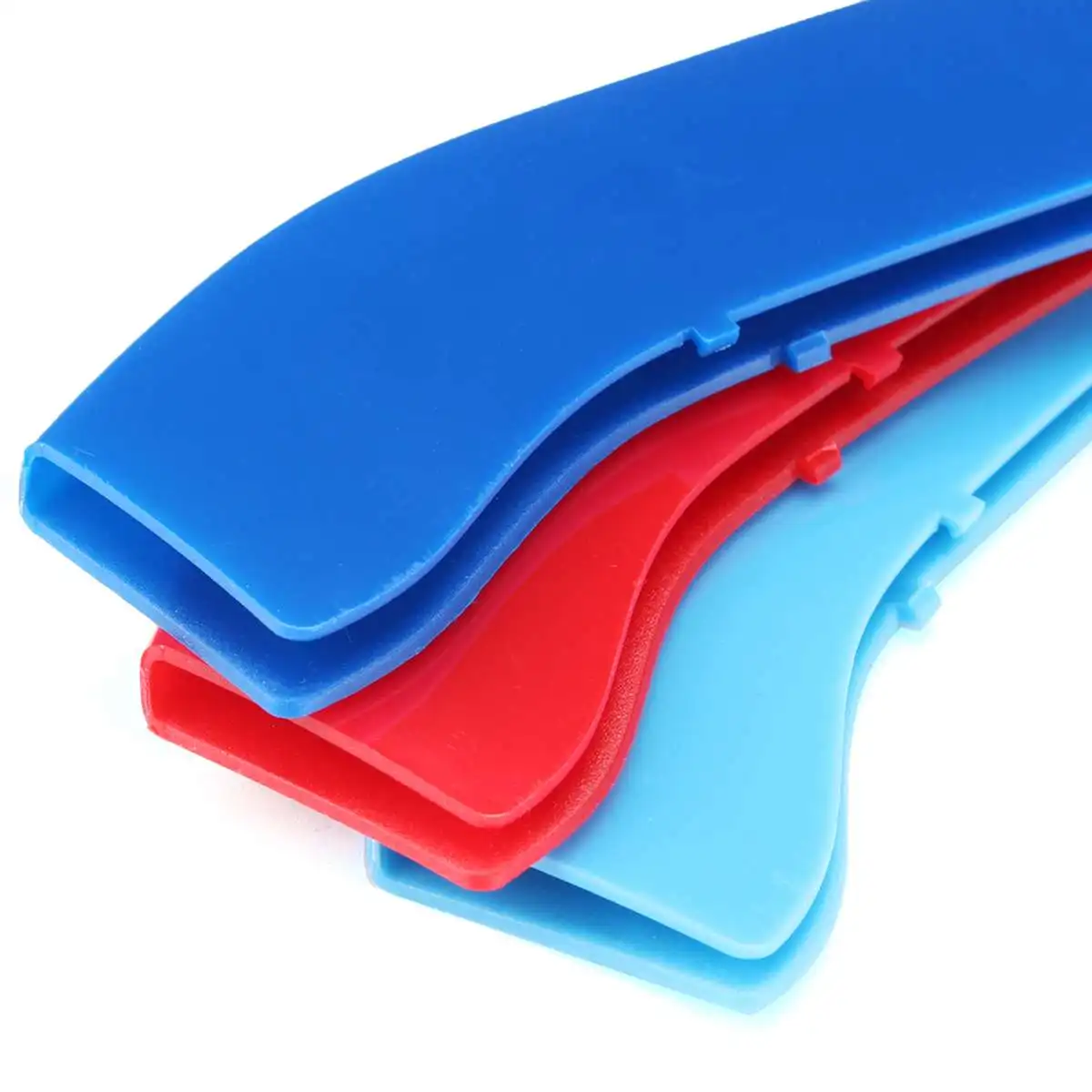 3 шт. 3D гоночный автомобиль гриль Спорт полоса клип ABS Наклейка Стикер для BMW серии