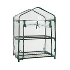 ПВХ 2-ярусное покрытие для домашних растений, теплиц, садовых цветов, мини садовый чехол для растений без железной рамы